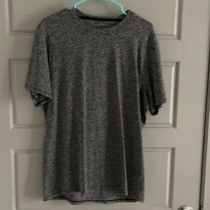 Gray lululemon workout tee